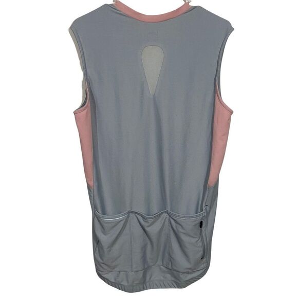 Nike Fit Dry Zip Closure Muscle Activewear Tank - Picture 2 of 5